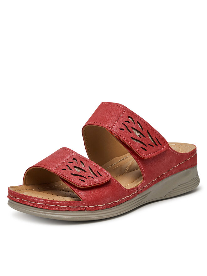 Clara Barson Klapki Clara Barson WYL05010-11 Czerwony