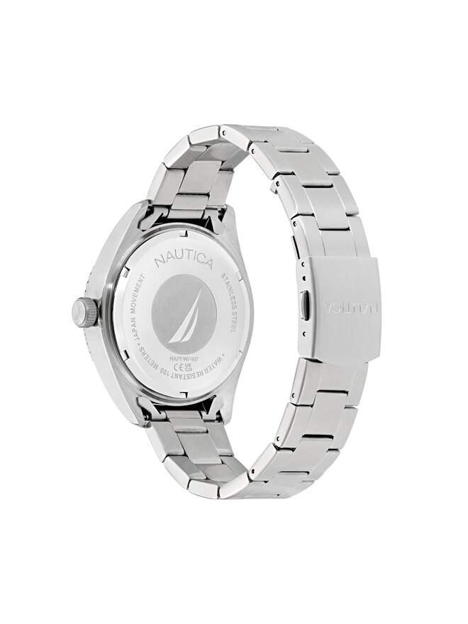 Nautica Pulkstenis Nautica Finn World NAPFWF407 Sudraba