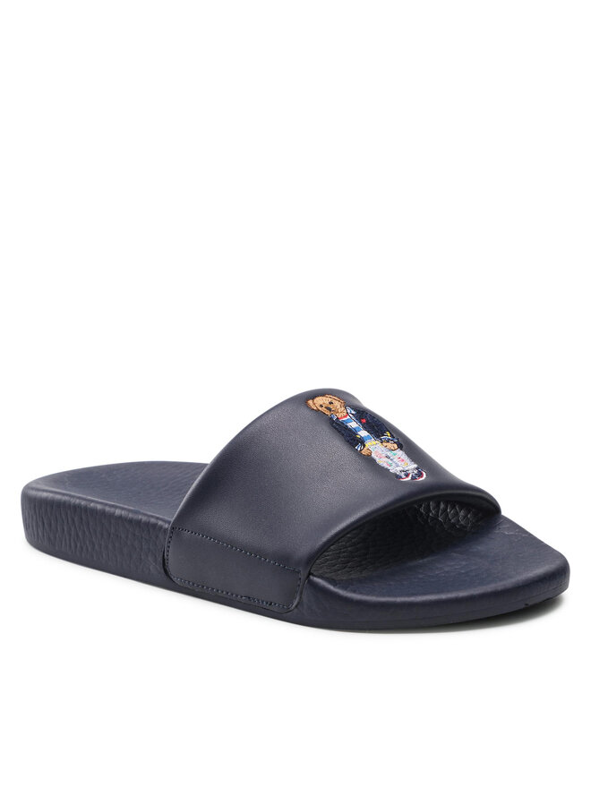 Polo Ralph Lauren Pantoletten Polo Ralph Lauren Polo Slide 809861591001 Dunkelblau