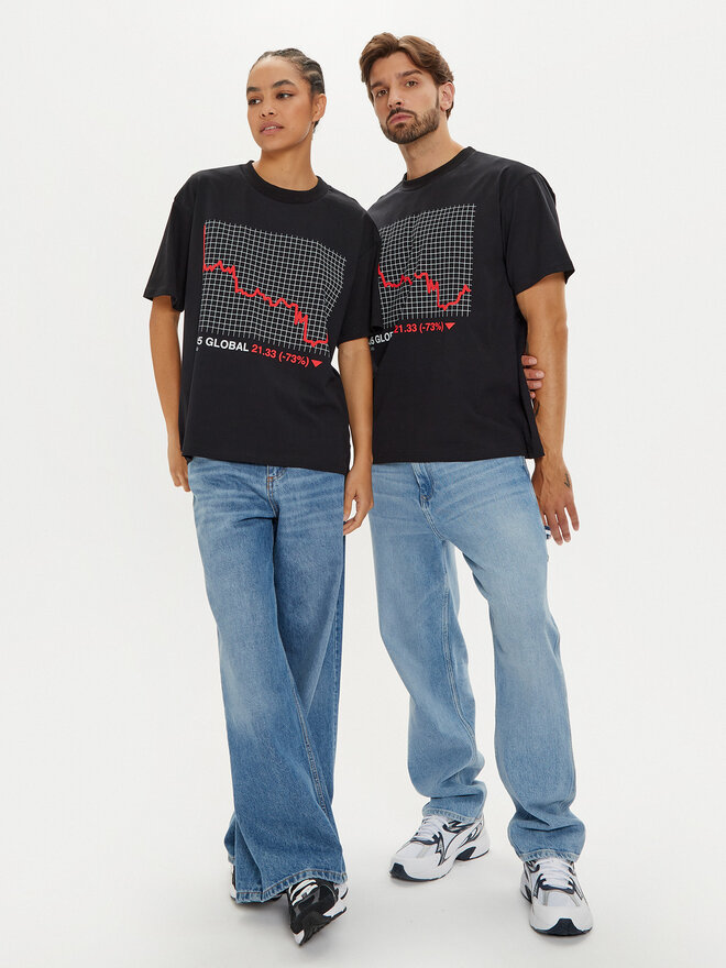 2005 2005 Camiseta Dump Negro Oversize