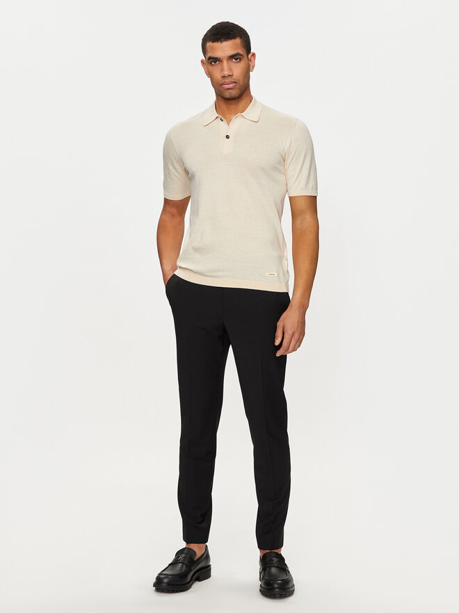 Calvin Klein Calvin Klein Poloshirt K10K113053 Beige Regular Fit
