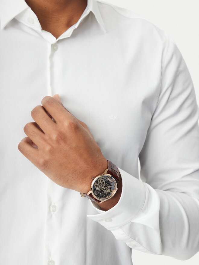 Guess Ρολόι Guess GW0570G2 Καφέ
