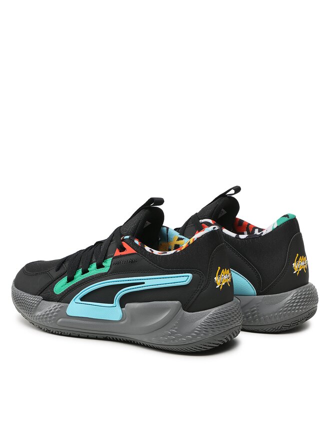 Puma Μπασκετικά Παπούτσια Puma Court Rider Chaos Block 378265 01 Μαύρο