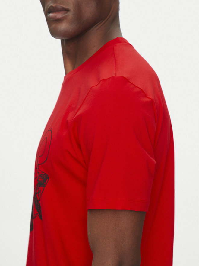 HUGO HUGO Camiseta 50538257 Rojo Regular Fit