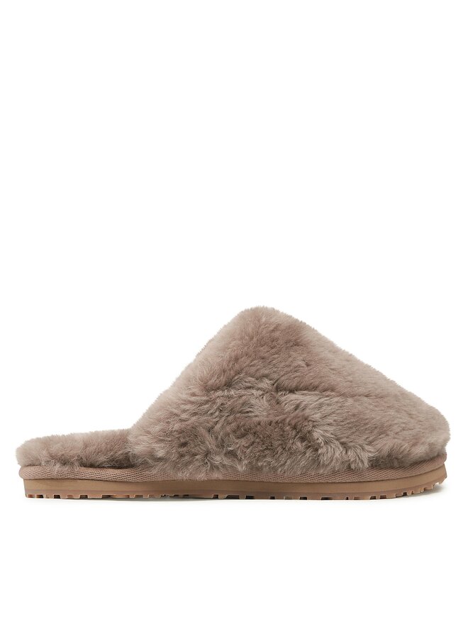 Mou Pantuflas Mou Closed Toe Sheepskin Fur Slippper FW161000L Beis