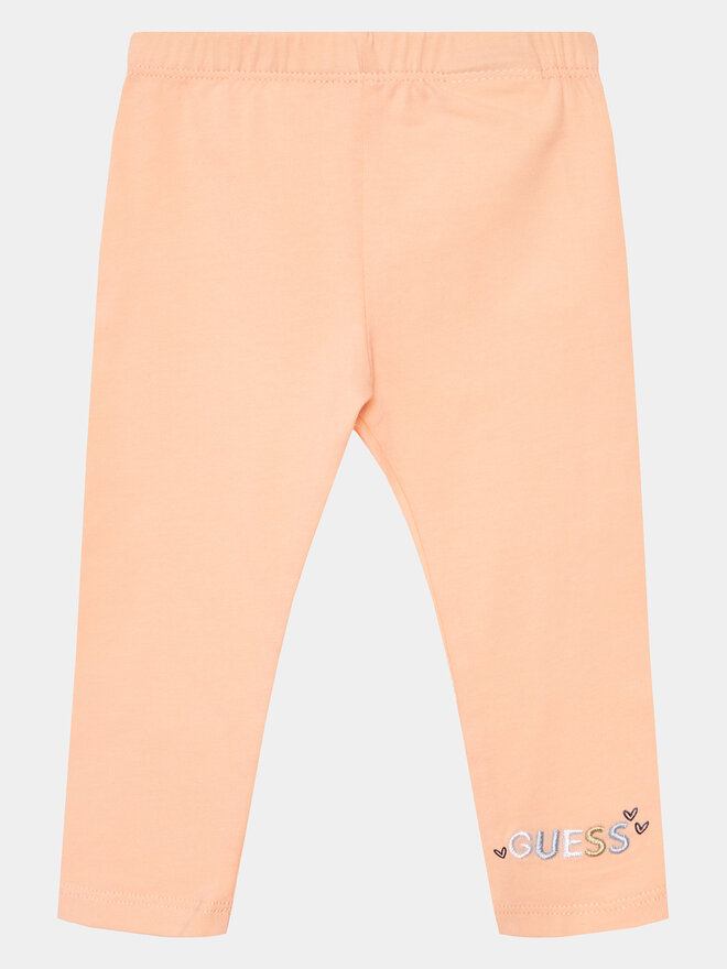 Guess Guess Conjunto de camiseta y leggings A4GG03 K6YW4 Naranja Regular Fit