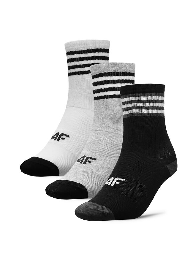 4F 3 pares de calcetines altos para niño 4F 4FJWAW23USOCM234 De color