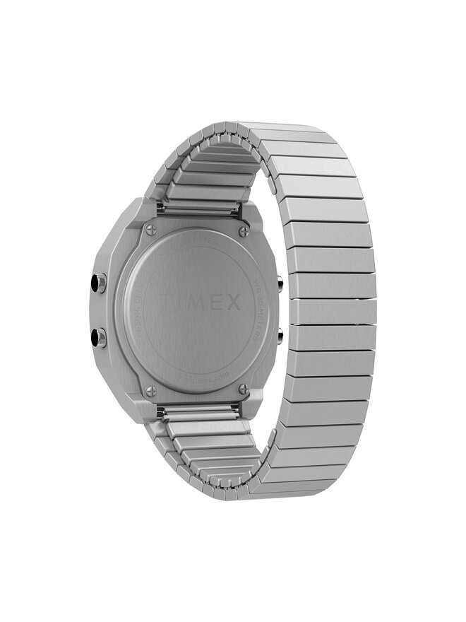 Timex Zegarek Timex T80 TW2W47700 Srebrny