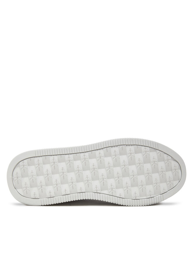 Calvin Klein Jeans Сникърси Calvin Klein Jeans Bold Platf Low Lace Lth Ml Mtl YW0YW01516 Черен