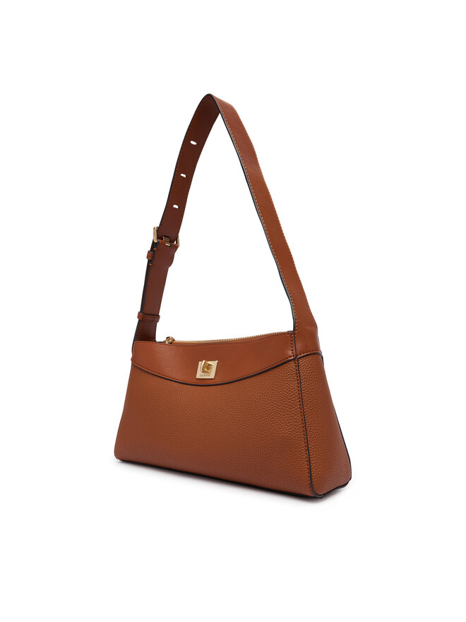 Calvin Klein Handtasche Calvin Klein Mix Media Shoulder Bag LV04F3886G Braun