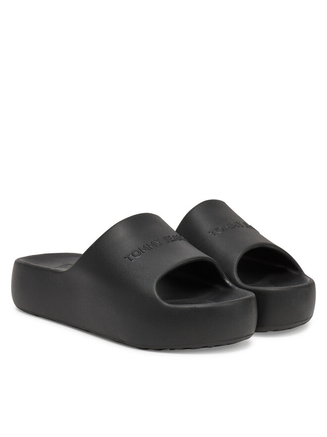 Tommy Jeans Παντόφλες Tommy Jeans Tjw Chunky Pool Slide Ess EN0EN02879 Μαύρο