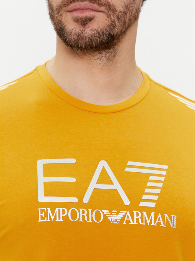 EA7 Emporio Armani EA7 Emporio Armani Футболка 3DPT29 PJULZ 1680 Жовтий Regular Fit