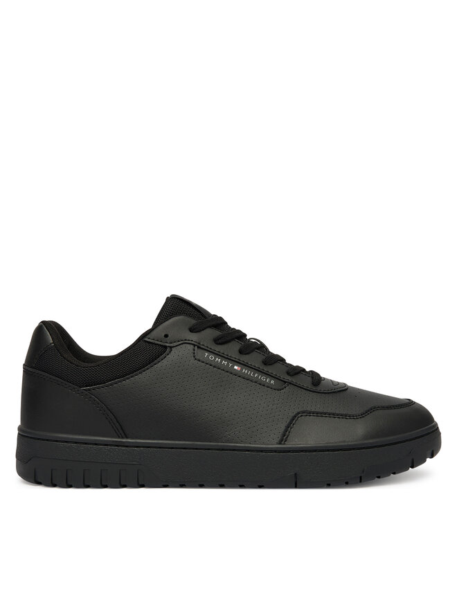 Tommy Hilfiger Sneakers Tommy Hilfiger Th Basket Core Lite Lth FM0FM05713 Schwarz