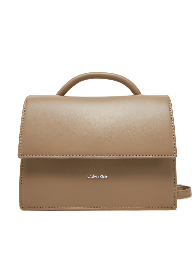 Calvin Klein Borsetta Calvin Klein Ck Linn Top Handle Crossbody K60K613162 Beige
