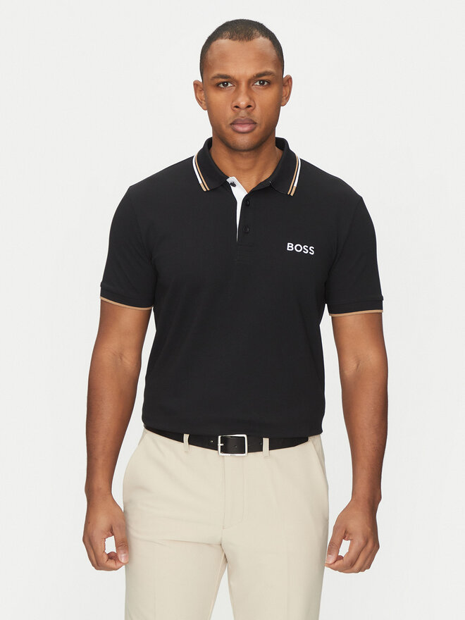 BOSS BOSS Poloshirt Paddy Pro 50469102 Schwarz Regular Fit