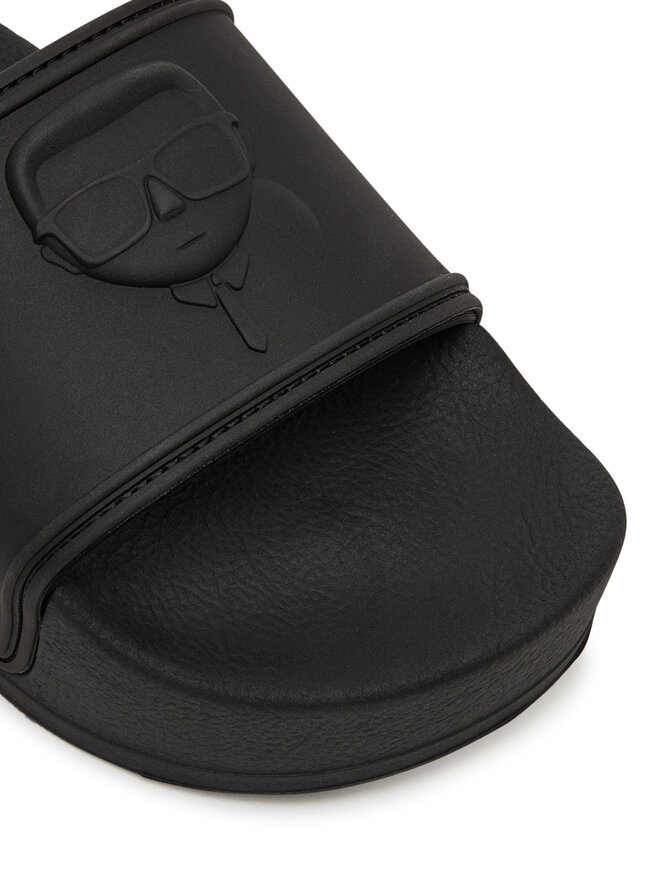 KARL LAGERFELD Šľapky KARL LAGERFELD Kondo Maxi KL80819M Čierna