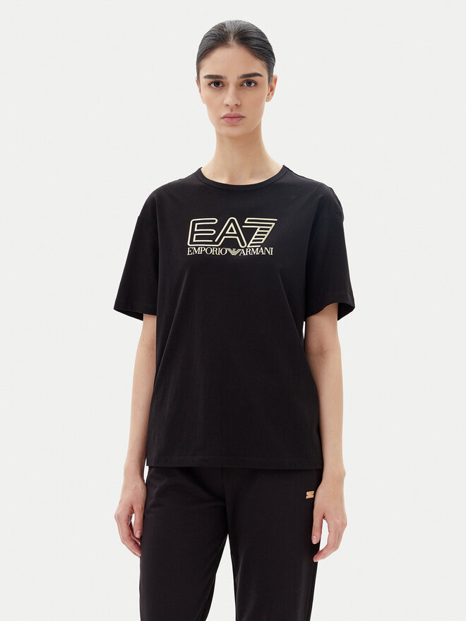 EA7 Emporio Armani EA7 Emporio Armani Camiseta 7W000098 AF12503 MC004 Negro Loose Fit