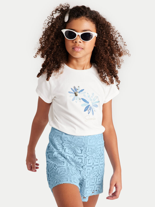 Mayoral Mayoral Camiseta 6020 Écru Regular Fit