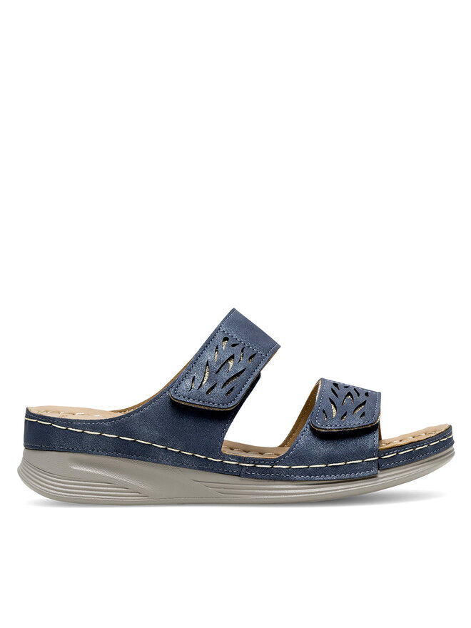 Clara Barson Pantoletten Clara Barson WYL05010-11 Blau