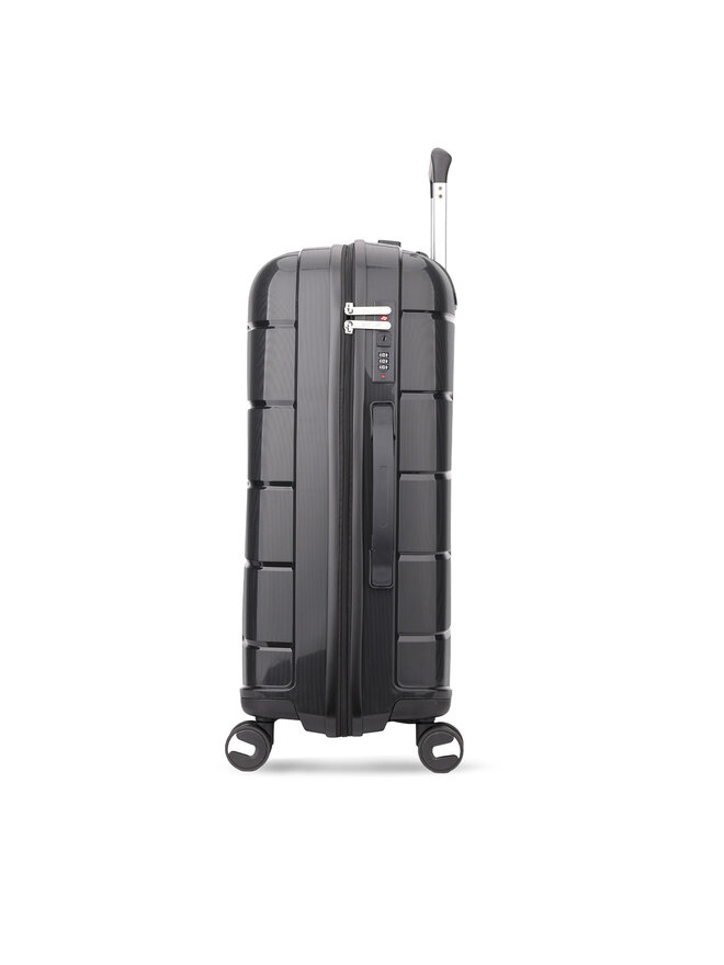 Semi Line Μεσαία Βαλίτσα Semi Line T5908-3 Μαύρο