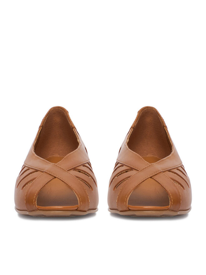 Lasocki Ballerinas Lasocki CEO-RST-ERICA-66 Braun
