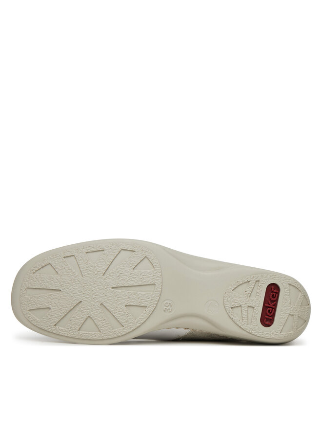 Rieker Pantofi Rieker 41368-80 Alb