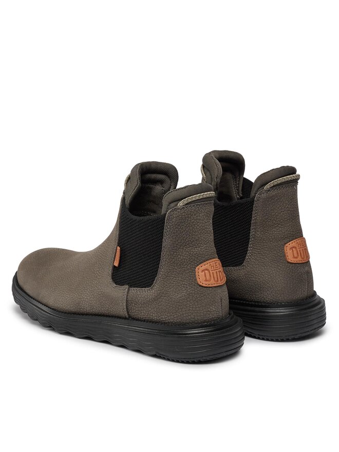 Hey Dude Боти тип челси Hey Dude Branson Boot M Craft Leather 40187-030 Сив
