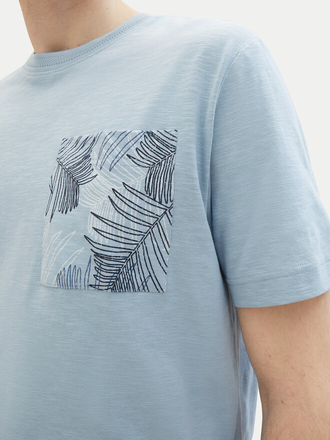 Tom Tailor Tom Tailor T-shirt 1040945 Svijetloplava Regular Fit