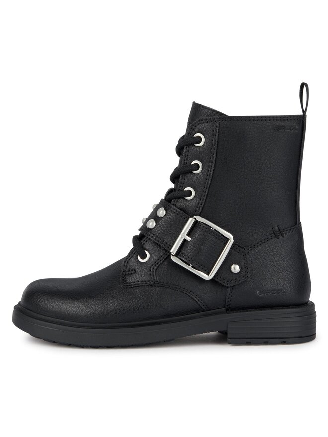 Geox Botine Geox Jr Eclair J369QD 000BU C9999 S Negru