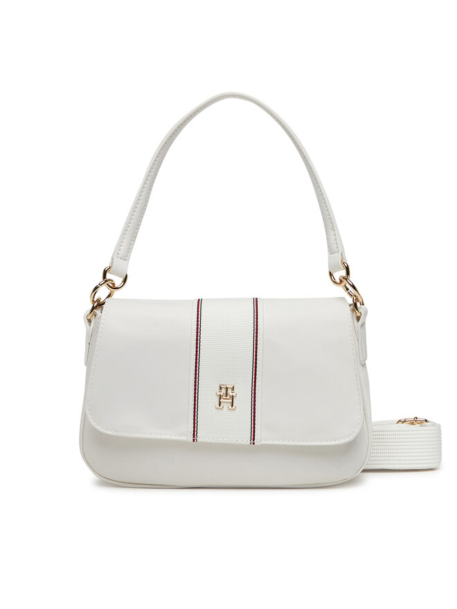 Tommy Hilfiger Torebka Tommy Hilfiger Poppy Conv. Crossover Corp AW0AW17168 Biały
