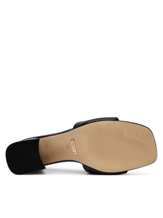Guess Klapki Guess Gals FLJGAS LEA03 Czarny