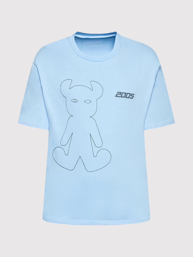 2005 2005 T-Shirt Unisex Horned Himmelblau Relaxed Fit