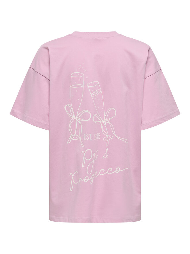 ONLY ONLY Camiseta Vivvi 15346761 Rosa Regular Fit