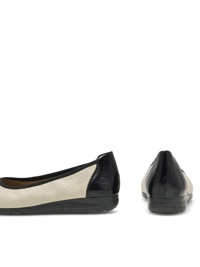 Rieker Ballerinas Rieker L9351-80 Écru