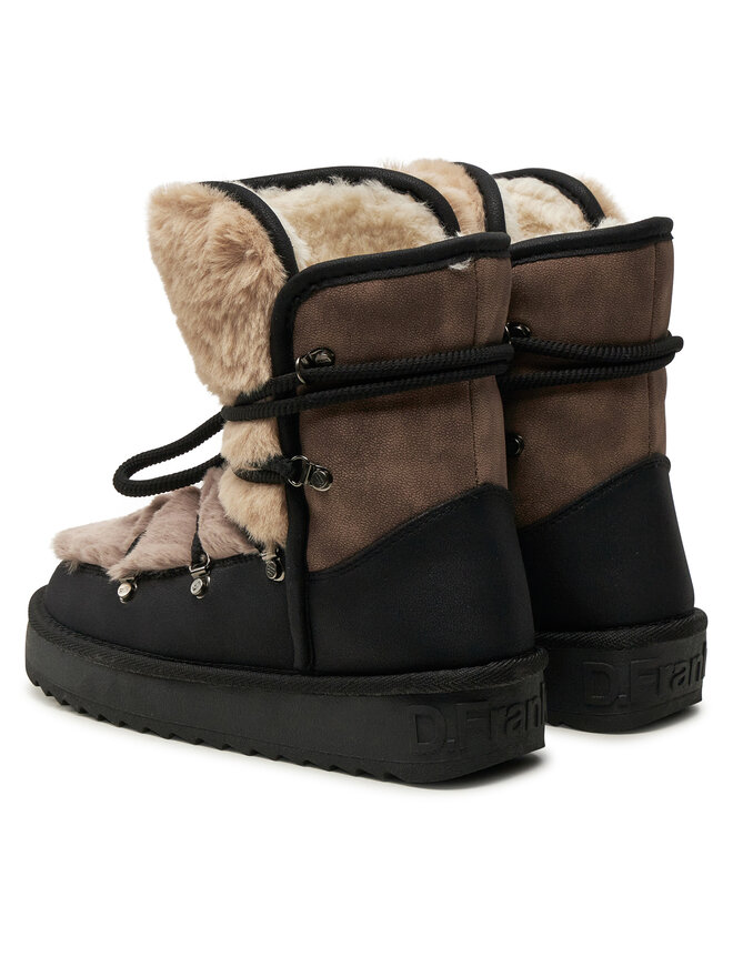 D.Franklin Schneeschuhe D.Franklin Nordic Trk Fur DFSH370012 Schwarz