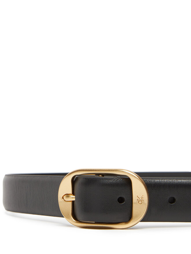 Calvin Klein Cinturón para mujer Calvin Klein Forged Pin Belt 25Mm LV04K7014G Negro