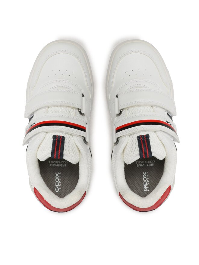 Geox Sneakersy Geox J Arzach Boy J354AA0BC14C0899 S Biały