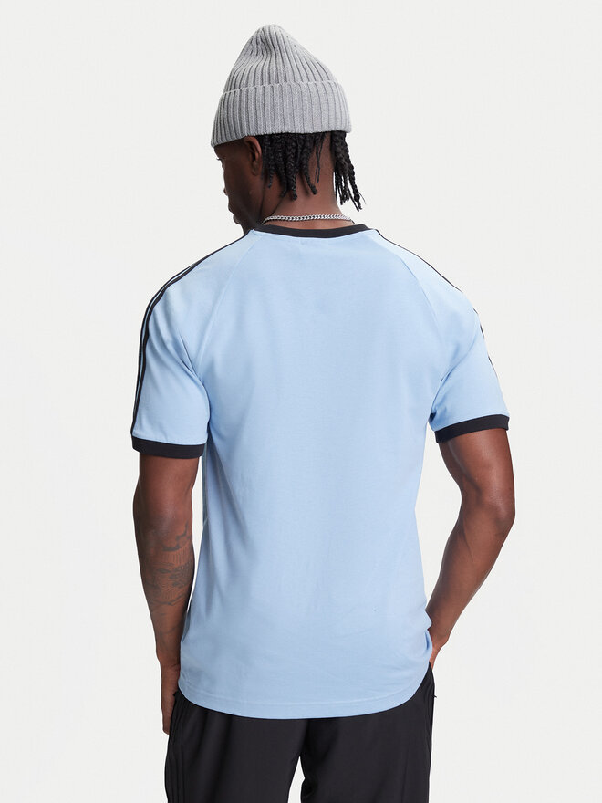 adidas adidas Camiseta adicolor Classics 3-Stripes JY1371 Celeste Slim Fit