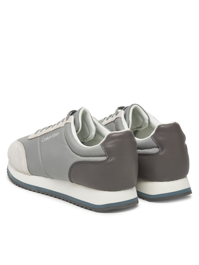 Calvin Klein Снікерcи Calvin Klein Low Top Lace Up Repreve Mix HM0HM01828 Сірий