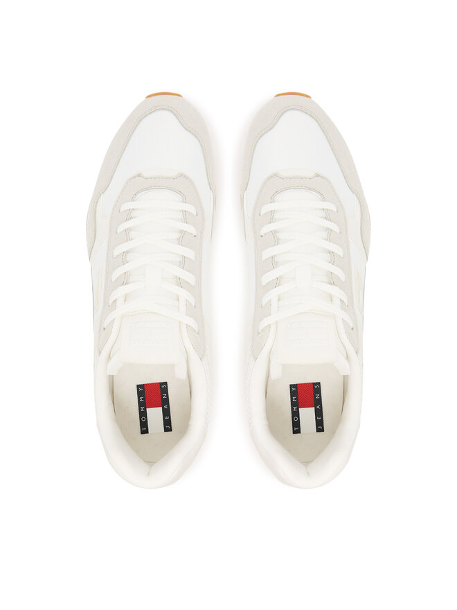 Tommy Jeans Tenisice Tommy Jeans Tjm Runner Casual EM0EM01617 Écru