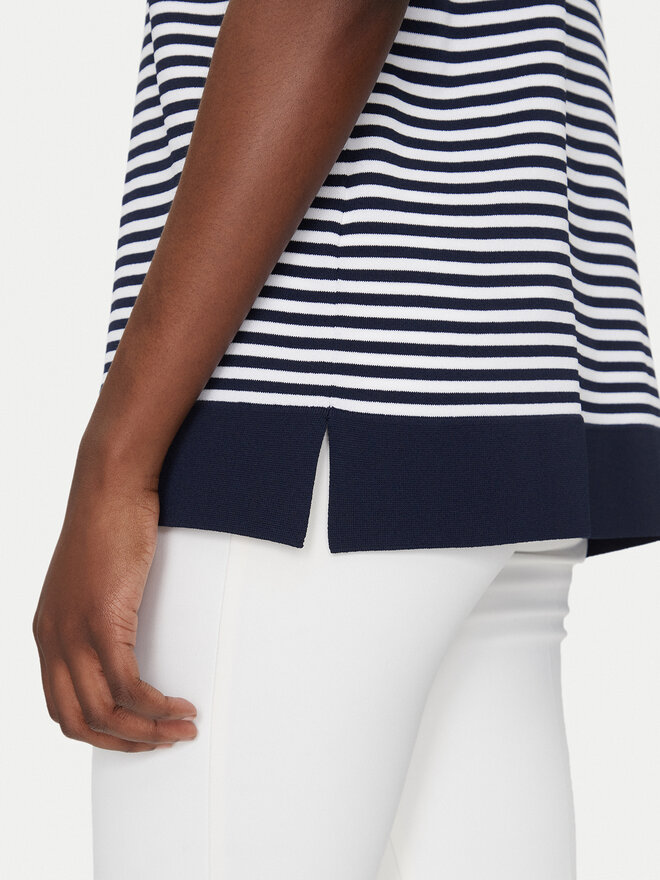 Luisa Spagnoli Luisa Spagnoli Polo Caio 58672 Blanco Regular Fit