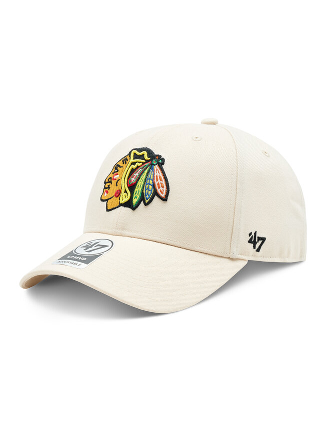 Cap 47 Brand NHL Chicago Blackhawks 47 MVP SNAPBACK H MVPSP04WBP NTB Beige eschuhe