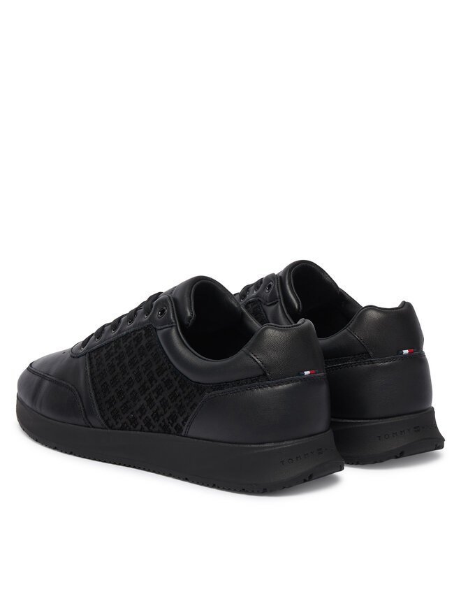 Tommy Hilfiger Sneakers Tommy Hilfiger Elevated Th Mono Mix Runner FM0FM06015 Schwarz