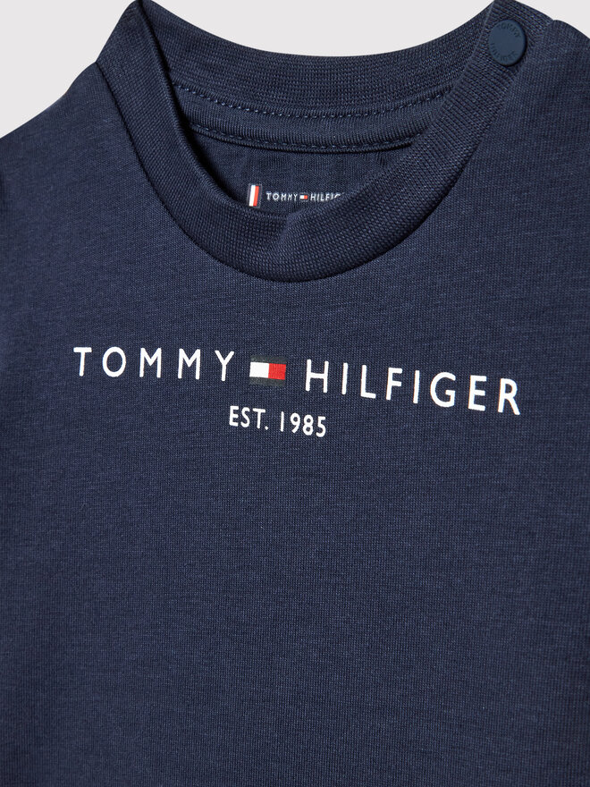Tommy Hilfiger Tommy Hilfiger Marškinėliai Baby Essential KN0KN01487 Tamsiai mėlyna Regular Fit