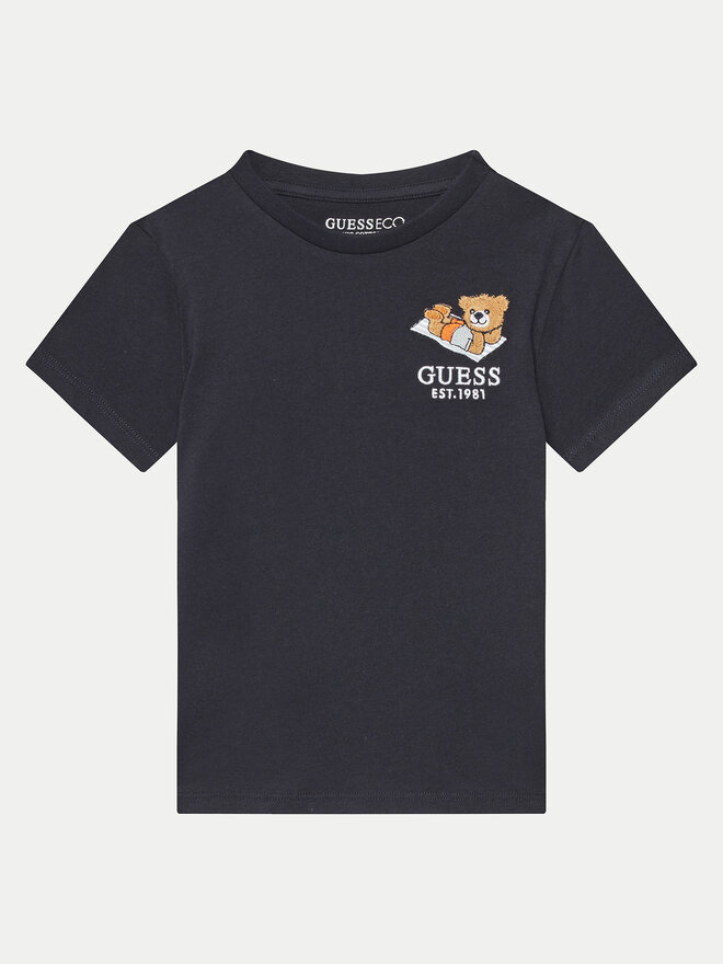 Guess Guess Majica N5GI08 K8HM4 Modra Regular Fit
