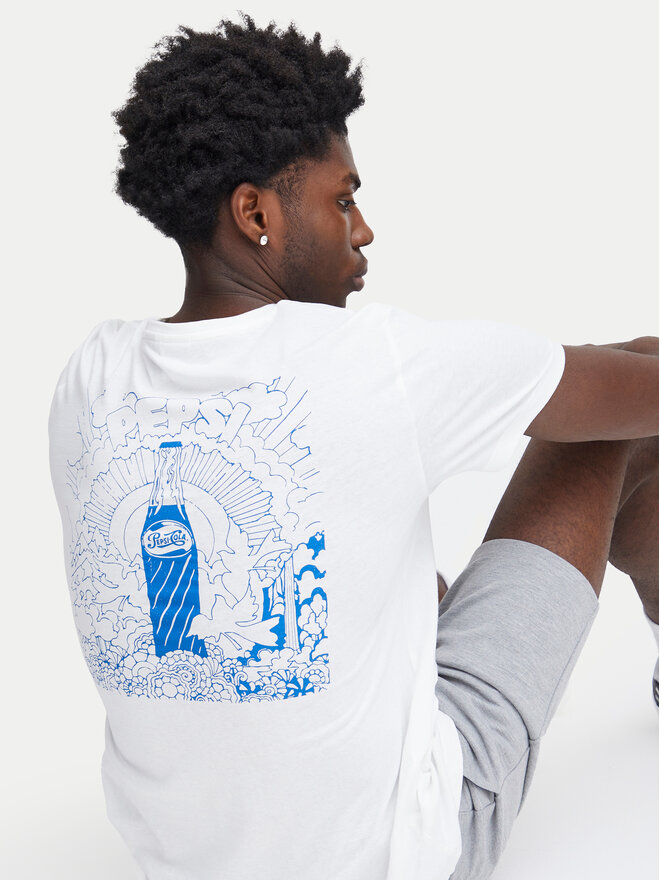 Blend Blend Camiseta 20716806 Blanco Regular Fit