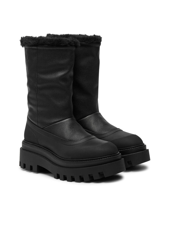 Calvin Klein Jeans Schneeschuhe Calvin Klein Jeans Flatform Chelsea Boot Padded YW0YW01558 Schwarz