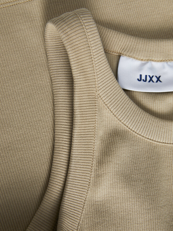 JJXX JJXX Felső 12224661 Bézs Rib Fit