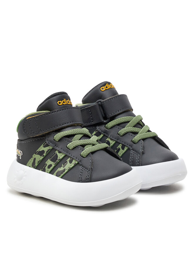 Sneakers adidas Grand Court Mid Lionking I IF4096 Schwarz eschuhe
