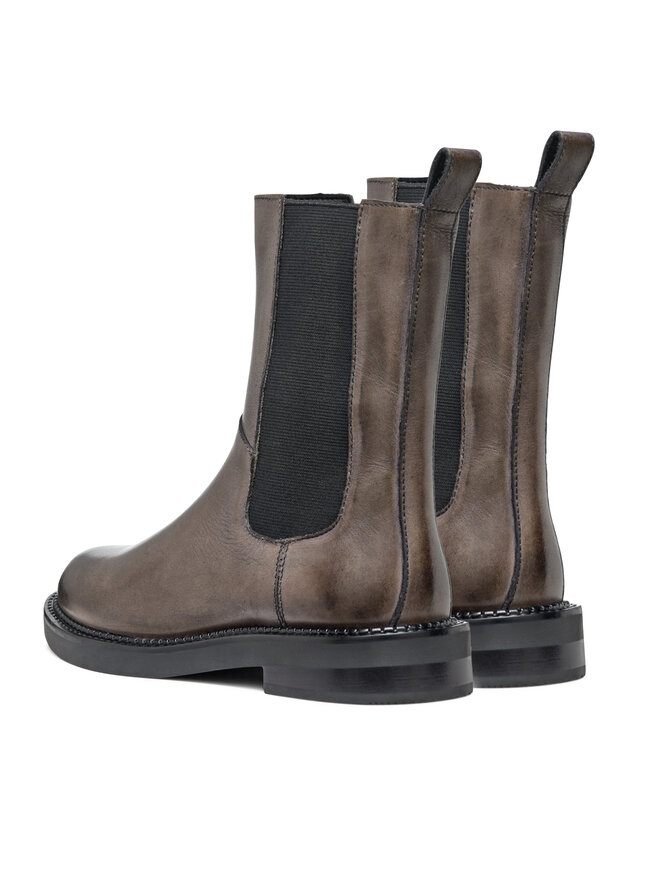 Geox Kotníková obuv s elastickým prvkem Geox D Serilda D46WYC 00043 C6029 Béžová